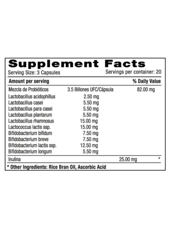 NATURAL SYSTEMS PROBIOTICS & PREBIOTICS 60 CAPS