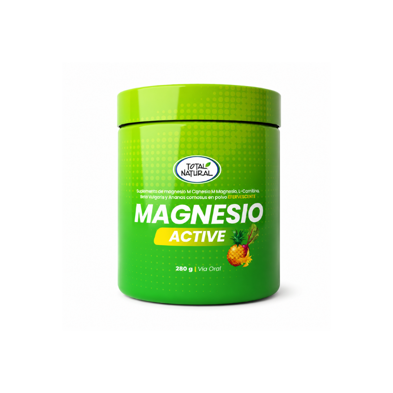 TOTAL NATURAL MAGNESIO ACTIVE POLVO 280G
