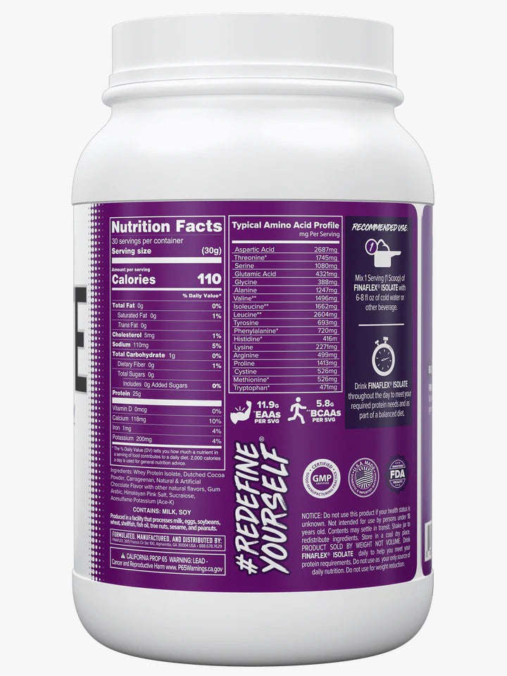 FINAFLEX ISOLATE 2 LBS PEANUT BUTTER