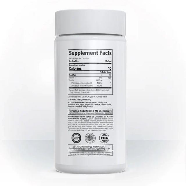 FINAFLEX  FISH OIL 100 CAPS
