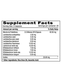 NATURAL SYSTEMS PROBIOTICS & PREBIOTICS 60 CAPS