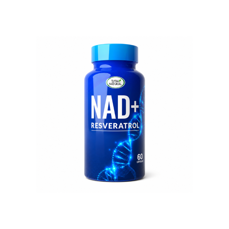 TOTAL NATURAL NAD+ RESVERATROL 60 CAPS