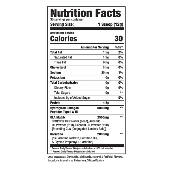 ALPHA PRIME REGIMEN C3 COLLAGEN CARNITINA+CLA